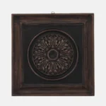 Flower Design Carved Wall Hanging