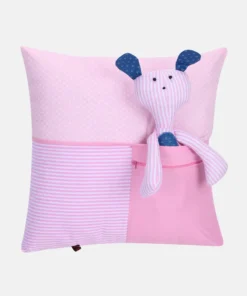 Pink Cotton Kids Cushion