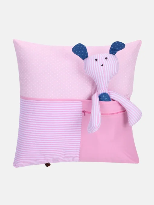 Pink Cotton Kids Cushion