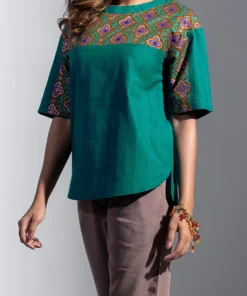 Printed Viscose Taaga Casual Top